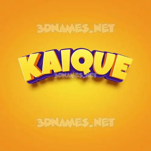 kaique in Orange Toon style - 3D name wallpaper kaique in Orange Toon style - 3D name wallpaper