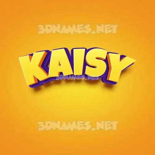 kaisy in Orange Toon style - 3D name wallpaper kaisy in Orange Toon style - 3D name wallpaper