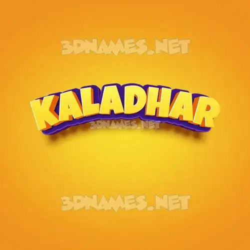 kaladhar in Orange Toon style - 3D name wallpaper kaladhar in Orange Toon style - 3D name wallpaper
