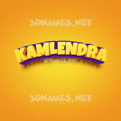 kamlendra in Orange Toon style - 3D name wallpaper kamlendra in Orange Toon style - 3D name wallpaper
