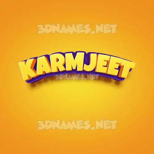 karmjeet in Orange Toon style - 3D name wallpaper karmjeet in Orange Toon style - 3D name wallpaper