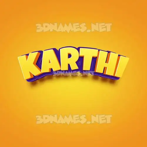 karthi in Orange Toon style - 3D name wallpaper karthi in Orange Toon style - 3D name wallpaper
