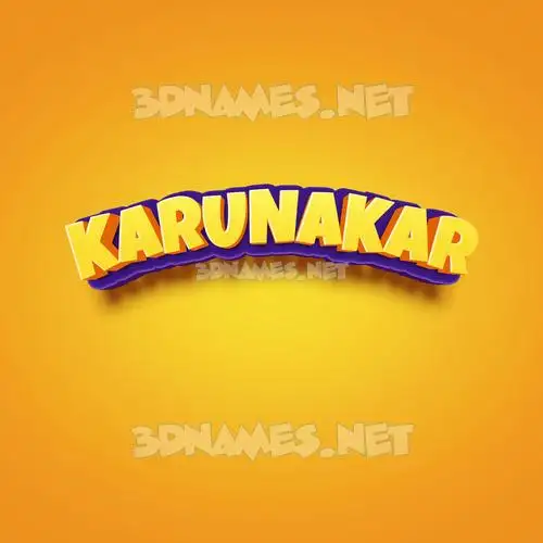 karunakar in Orange Toon style - 3D name wallpaper karunakar in Orange Toon style - 3D name wallpaper