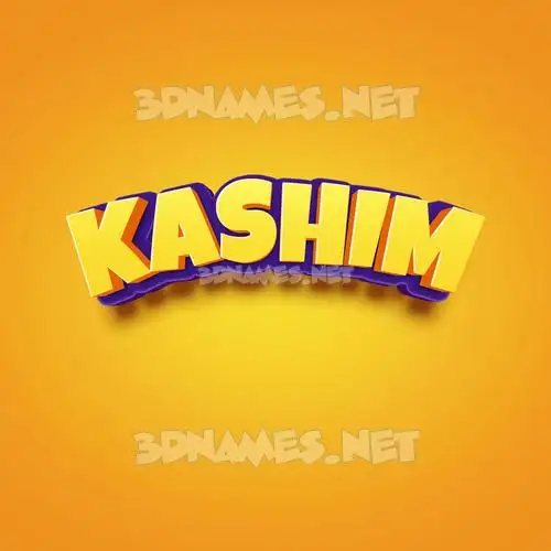 kashim in Orange Toon style - 3D name wallpaper kashim in Orange Toon style - 3D name wallpaper