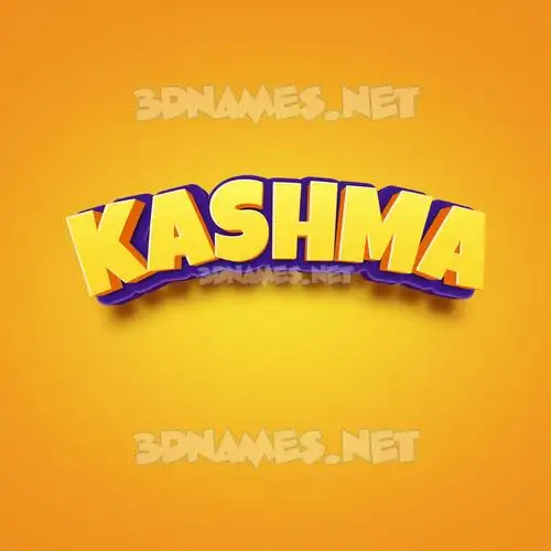 kashma in Orange Toon style - 3D name wallpaper kashma in Orange Toon style - 3D name wallpaper