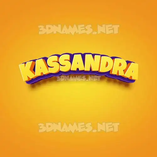 kassandra in Orange Toon style - 3D name wallpaper kassandra in Orange Toon style - 3D name wallpaper