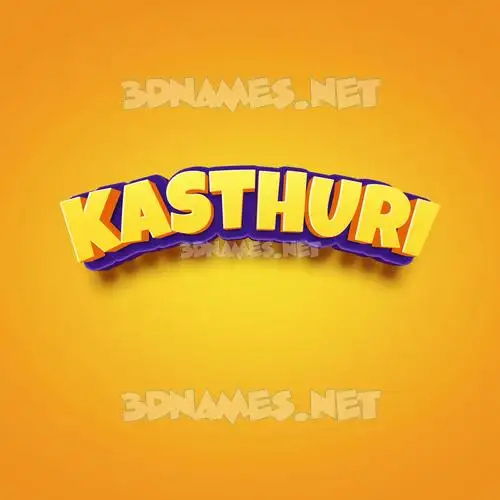kasthuri in Orange Toon style - 3D name wallpaper kasthuri in Orange Toon style - 3D name wallpaper