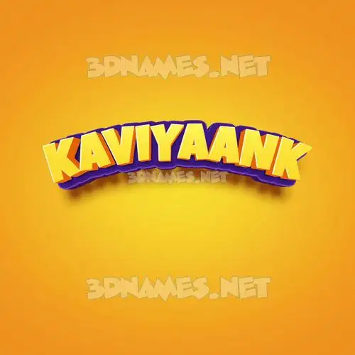 kaviyaank in Orange Toon style - 3D name wallpaper kaviyaank in Orange Toon style - 3D name wallpaper