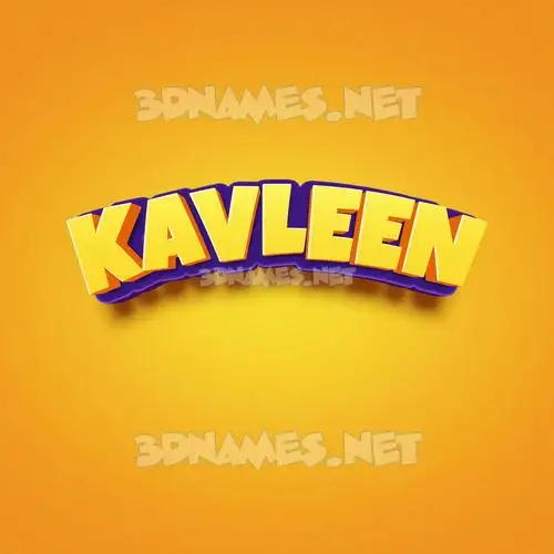 kavleen in Orange Toon style - 3D name wallpaper kavleen in Orange Toon style - 3D name wallpaper