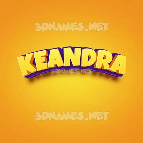 keandra in Orange Toon style - 3D name wallpaper keandra in Orange Toon style - 3D name wallpaper