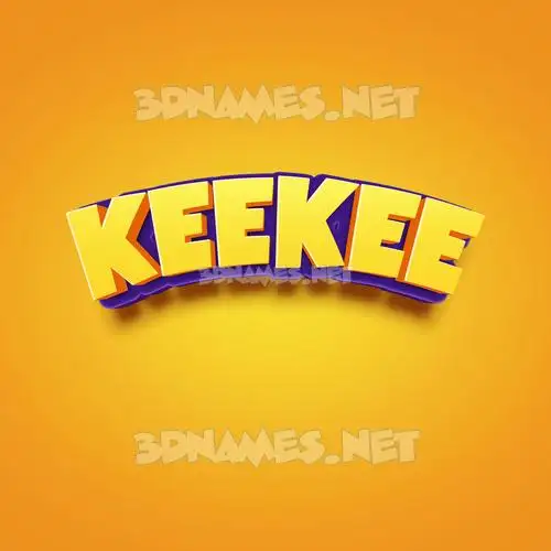 keekee in Orange Toon style - 3D name wallpaper keekee in Orange Toon style - 3D name wallpaper