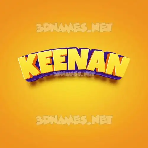 keenan in Orange Toon style - 3D name wallpaper keenan in Orange Toon style - 3D name wallpaper