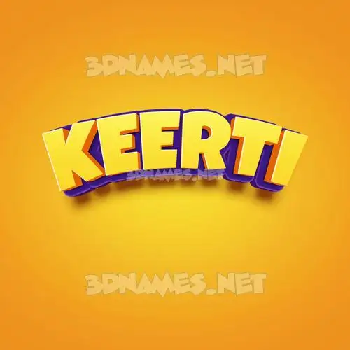 keerti in Orange Toon style - 3D name wallpaper keerti in Orange Toon style - 3D name wallpaper