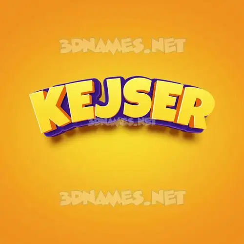 kejser in Orange Toon style - 3D name wallpaper kejser in Orange Toon style - 3D name wallpaper