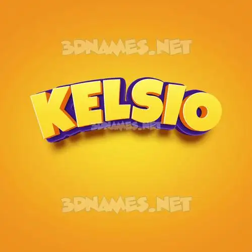 kelsio in Orange Toon style - 3D name wallpaper kelsio in Orange Toon style - 3D name wallpaper
