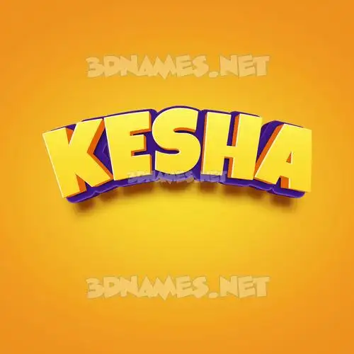 kesha in Orange Toon style - 3D name wallpaper kesha in Orange Toon style - 3D name wallpaper