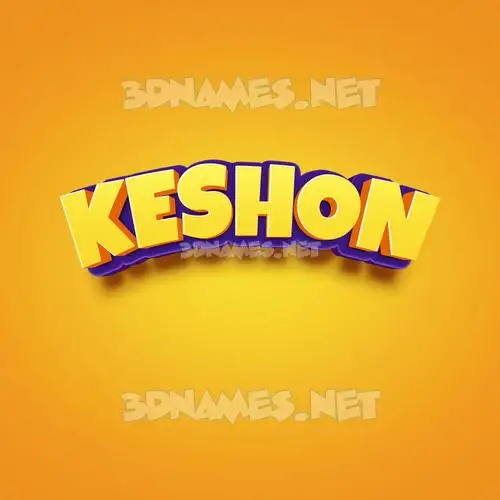 keshon in Orange Toon style - 3D name wallpaper keshon in Orange Toon style - 3D name wallpaper