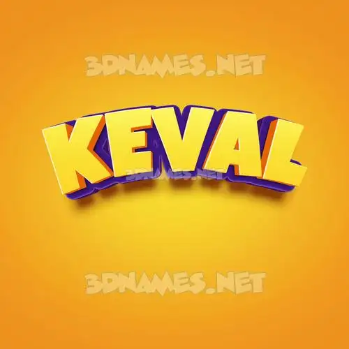 keval in Orange Toon style - 3D name wallpaper keval in Orange Toon style - 3D name wallpaper