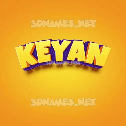 keyan in Orange Toon style - 3D name wallpaper keyan in Orange Toon style - 3D name wallpaper
