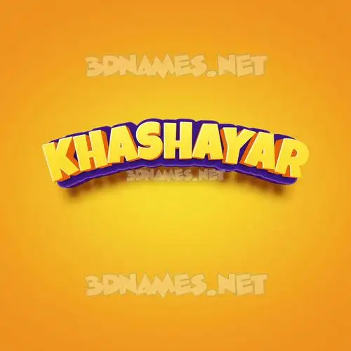 khashayar in Orange Toon style - 3D name wallpaper khashayar in Orange Toon style - 3D name wallpaper
