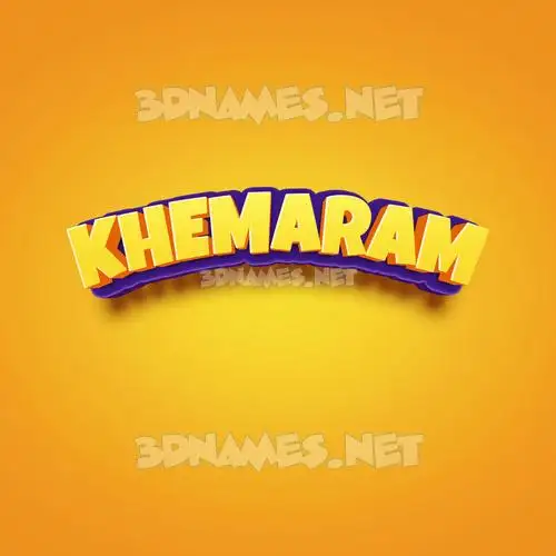 khemaram in Orange Toon style - 3D name wallpaper khemaram in Orange Toon style - 3D name wallpaper