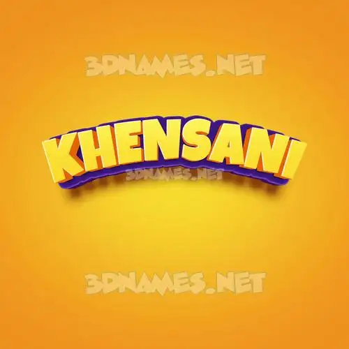 khensani in Orange Toon style - 3D name wallpaper khensani in Orange Toon style - 3D name wallpaper