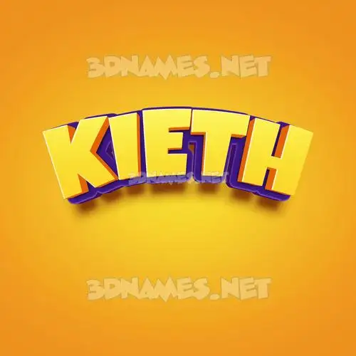 kieth in Orange Toon style - 3D name wallpaper kieth in Orange Toon style - 3D name wallpaper