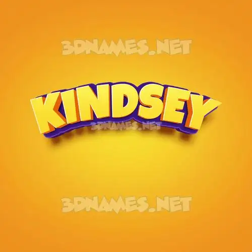 kindsey in Orange Toon style - 3D name wallpaper kindsey in Orange Toon style - 3D name wallpaper