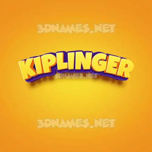 kiplinger in Orange Toon style - 3D name wallpaper kiplinger in Orange Toon style - 3D name wallpaper