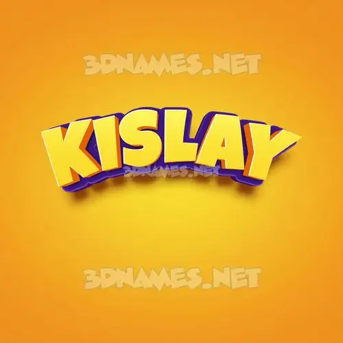 kislay in Orange Toon style - 3D name wallpaper kislay in Orange Toon style - 3D name wallpaper