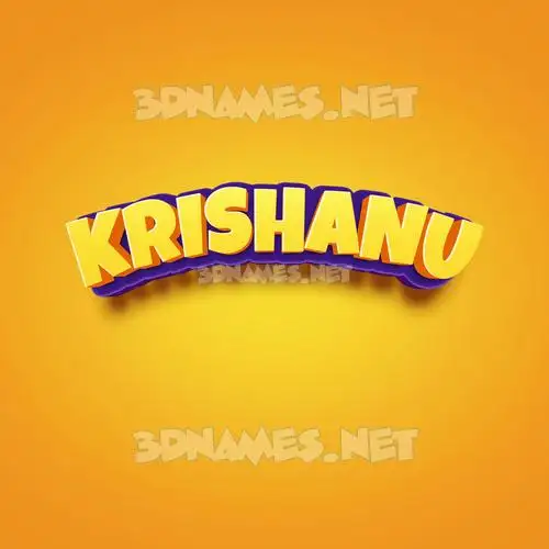 krishanu in Orange Toon style - 3D name wallpaper krishanu in Orange Toon style - 3D name wallpaper