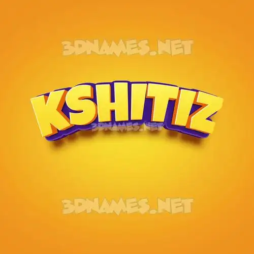 kshitiz in Orange Toon style - 3D name wallpaper kshitiz in Orange Toon style - 3D name wallpaper