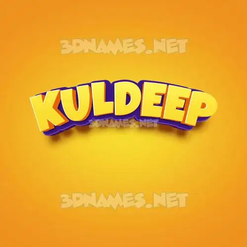 kuldeep in Orange Toon style - 3D name wallpaper kuldeep in Orange Toon style - 3D name wallpaper