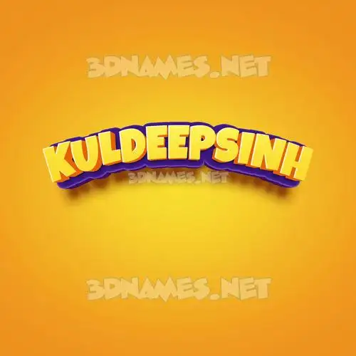 kuldeepsinh in Orange Toon style - 3D name wallpaper kuldeepsinh in Orange Toon style - 3D name wallpaper