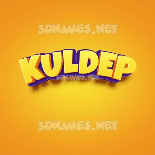 kuldep in Orange Toon style - 3D name wallpaper kuldep in Orange Toon style - 3D name wallpaper