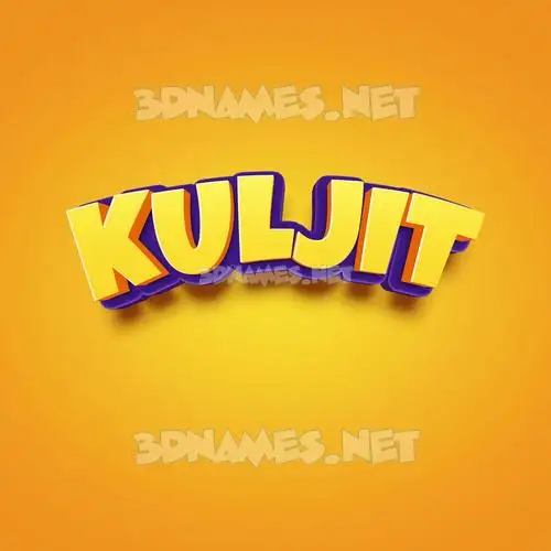kuljit in Orange Toon style - 3D name wallpaper kuljit in Orange Toon style - 3D name wallpaper