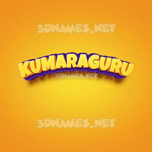 kumaraguru in Orange Toon style - 3D name wallpaper kumaraguru in Orange Toon style - 3D name wallpaper