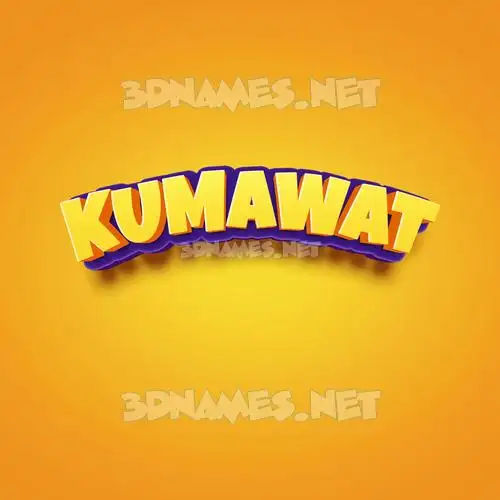 kumawat in Orange Toon style - 3D name wallpaper kumawat in Orange Toon style - 3D name wallpaper