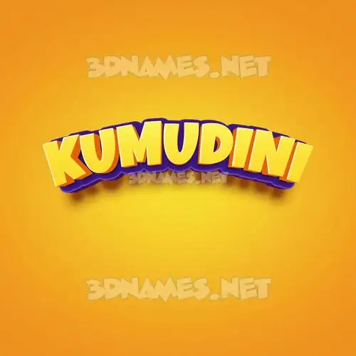 kumudini in Orange Toon style - 3D name wallpaper kumudini in Orange Toon style - 3D name wallpaper