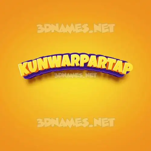 kunwarpartap in Orange Toon style - 3D name wallpaper kunwarpartap in Orange Toon style - 3D name wallpaper