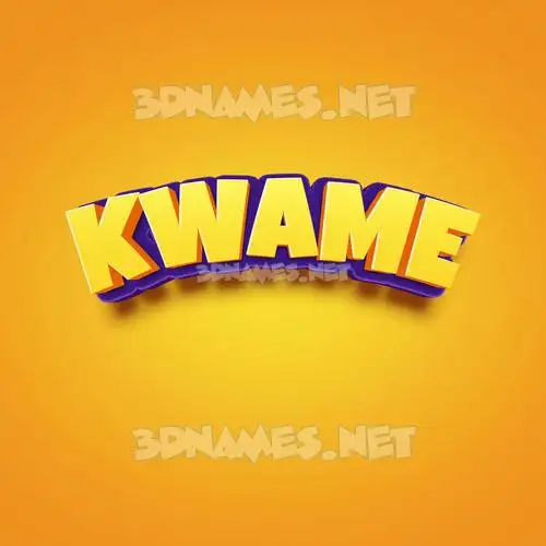 kwame in Orange Toon style - 3D name wallpaper kwame in Orange Toon style - 3D name wallpaper