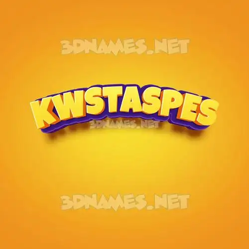 kwstaspes in Orange Toon style - 3D name wallpaper kwstaspes in Orange Toon style - 3D name wallpaper
