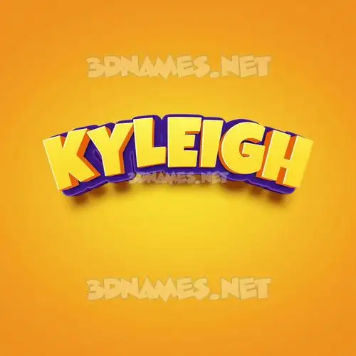 kyleigh in Orange Toon style - 3D name wallpaper kyleigh in Orange Toon style - 3D name wallpaper