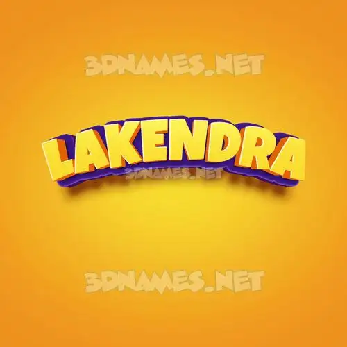 lakendra in Orange Toon style - 3D name wallpaper lakendra in Orange Toon style - 3D name wallpaper