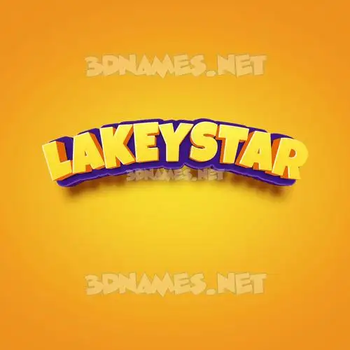 lakeystar in Orange Toon style - 3D name wallpaper lakeystar in Orange Toon style - 3D name wallpaper