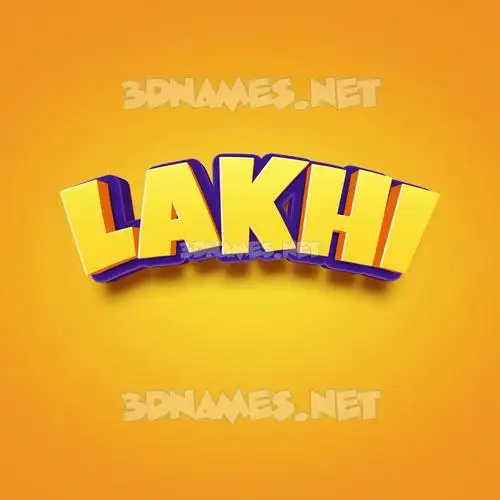 lakhi in Orange Toon style - 3D name wallpaper lakhi in Orange Toon style - 3D name wallpaper