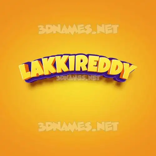 lakkireddy in Orange Toon style - 3D name wallpaper lakkireddy in Orange Toon style - 3D name wallpaper