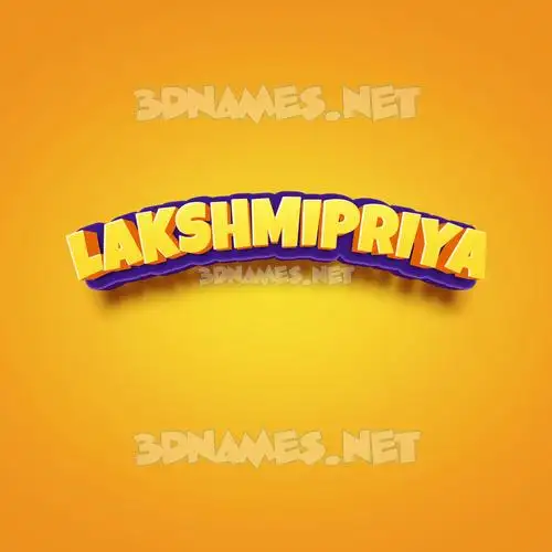 lakshmipriya in Orange Toon style - 3D name wallpaper lakshmipriya in Orange Toon style - 3D name wallpaper