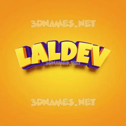 laldev in Orange Toon style - 3D name wallpaper laldev in Orange Toon style - 3D name wallpaper