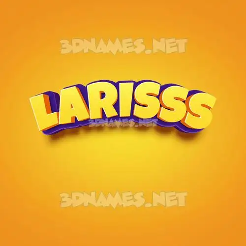 larisss in Orange Toon style - 3D name wallpaper larisss in Orange Toon style - 3D name wallpaper